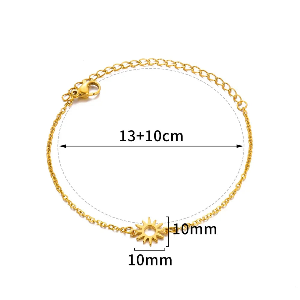 Bracelets de cheville pour femmes Accessoires de plage d’été Acier inoxydable imitation perle chaîne Bracelet de cheville Couleur or Jambe Bracelets